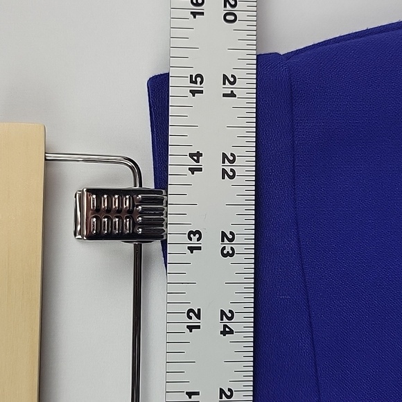 LOFT Ponte Knit Mini Skirt With Pockets Cobalt Blue Size 4 - Picture 11 of 15